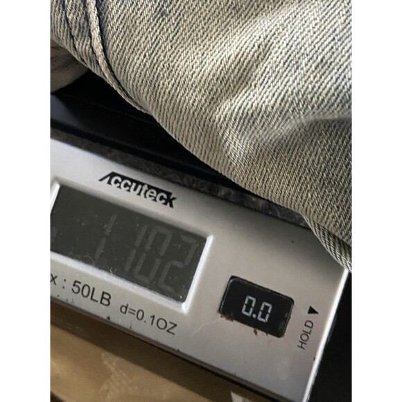 Upcycled Saint Pablo Patch Denim Jacket OOAK Distressed Bleached Street Grunge - Picture 16 of 16